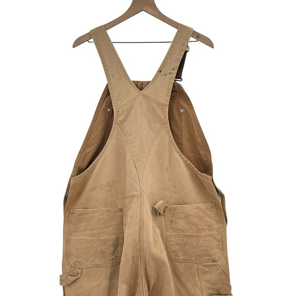 Vintage 80s Carhartt Workwear Overalls Double Knee Union Tag Made USA | 42 x 30 - Picture 10 of 12